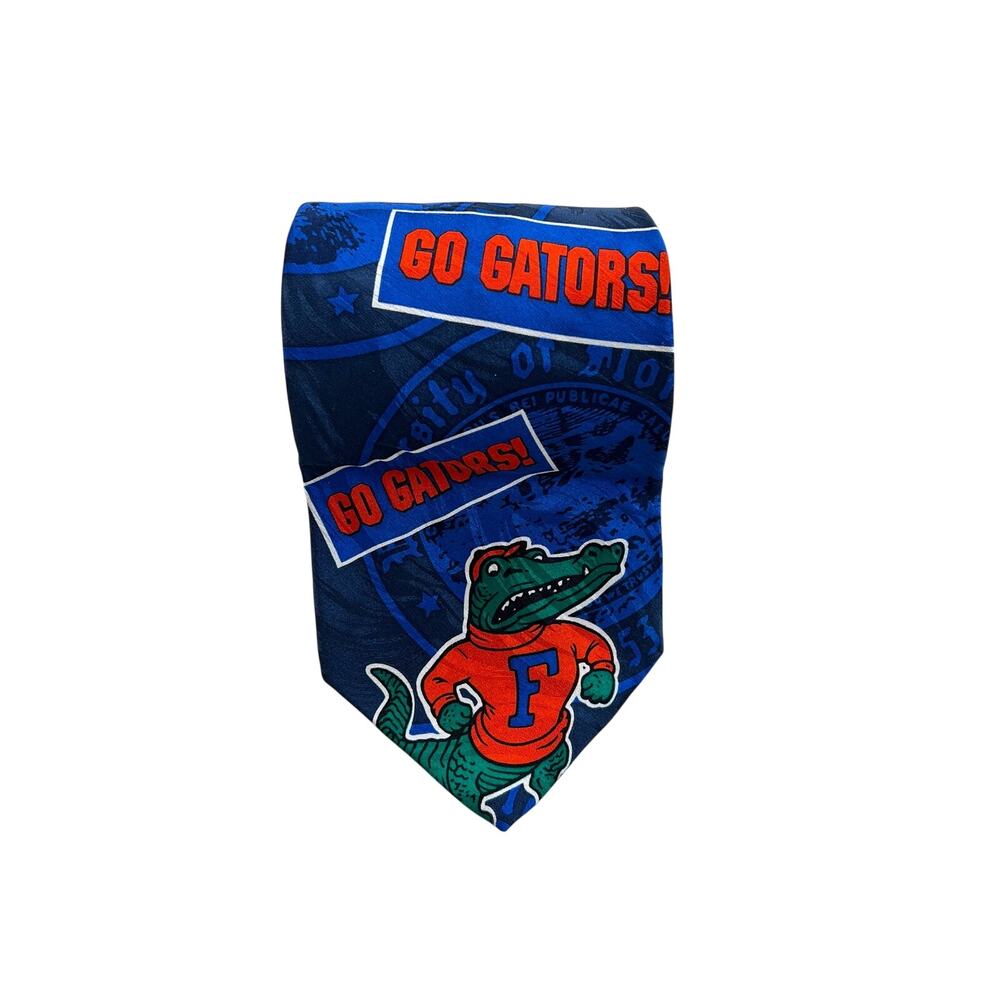RM Sport Florida Gators Silk Tie Blue University of Florida Neck Tie